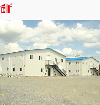 Easy Assembly Sandwich Panel House Creates Comfortable Oil Gas Field Worker Dormitory