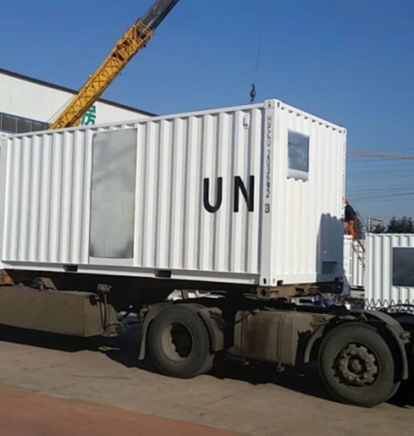 Prefabricated Living Unit 20FT/40FT Expandable/Flatpack Modular Shipping Container House/Portablehouse/Modular House/Prefab House for Construction Site