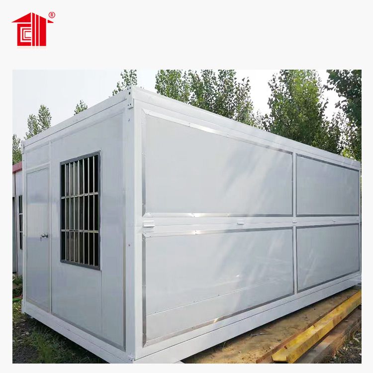 Mobile Flat Pack Fold Prefabricated Building Modular Shipping Office Container Steel Structure Prefab Modular Movable Foldable Portable House