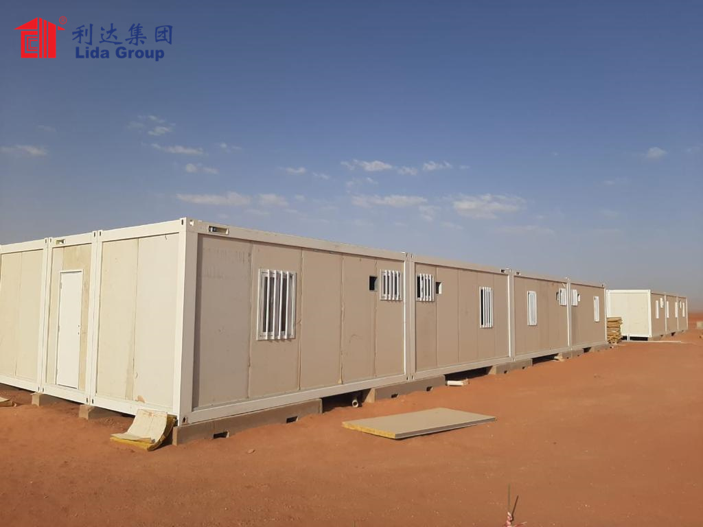 Economic Fast Construction Light Steel Frame Prefab Portable Container House Labor Camp
