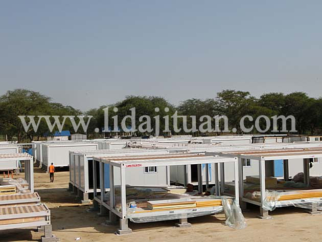 China 20/40FT Expandable Prefabricated Modular Steel Structure Portable Construction Prefab Mobile Shipping Container House Camp House
