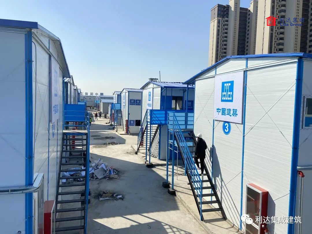 Container Light Steel Structure Hotel Building Storage Prefabricated Prefab Modular Container Office Building