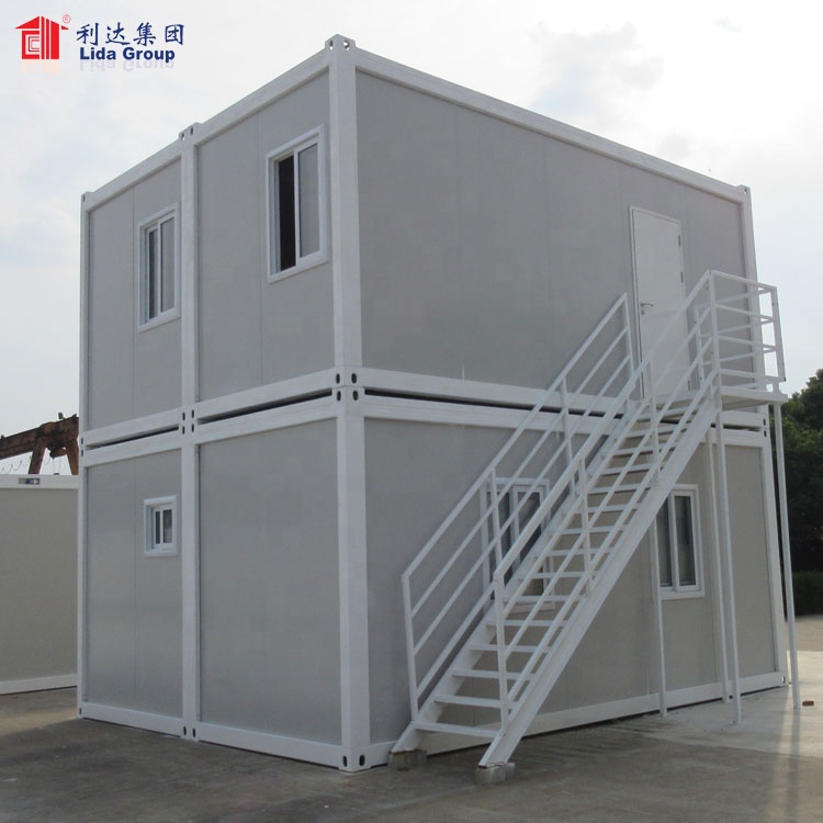 Free Design House Prefab Construction Detachable Flat Pack Container House