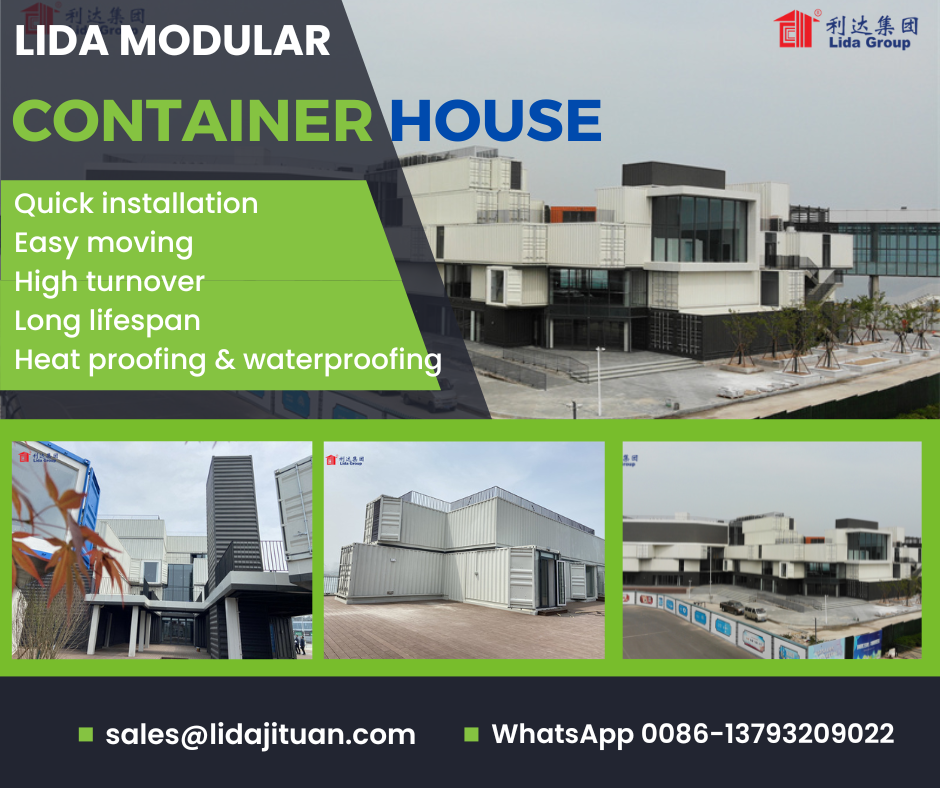 Mobile Flat Pack Fold Prefabricated Building Modular Office Container Prefab House Prefabricated Building