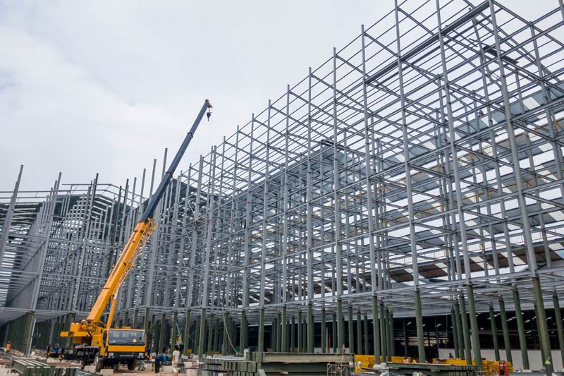 Prefabricated Steel Structure Warehouse Pre-Engineered Metal Architecture Buildings Steel Structure Building