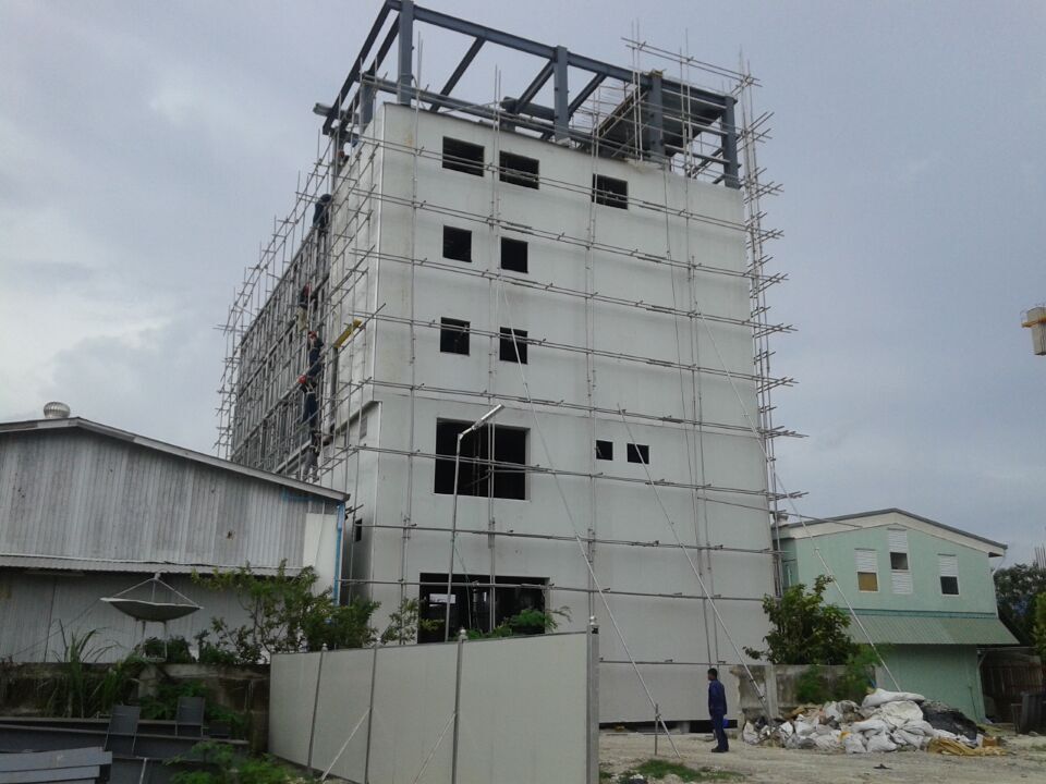 Factory Price High Rise Prefabricated Steel Structure Construction for Hotel