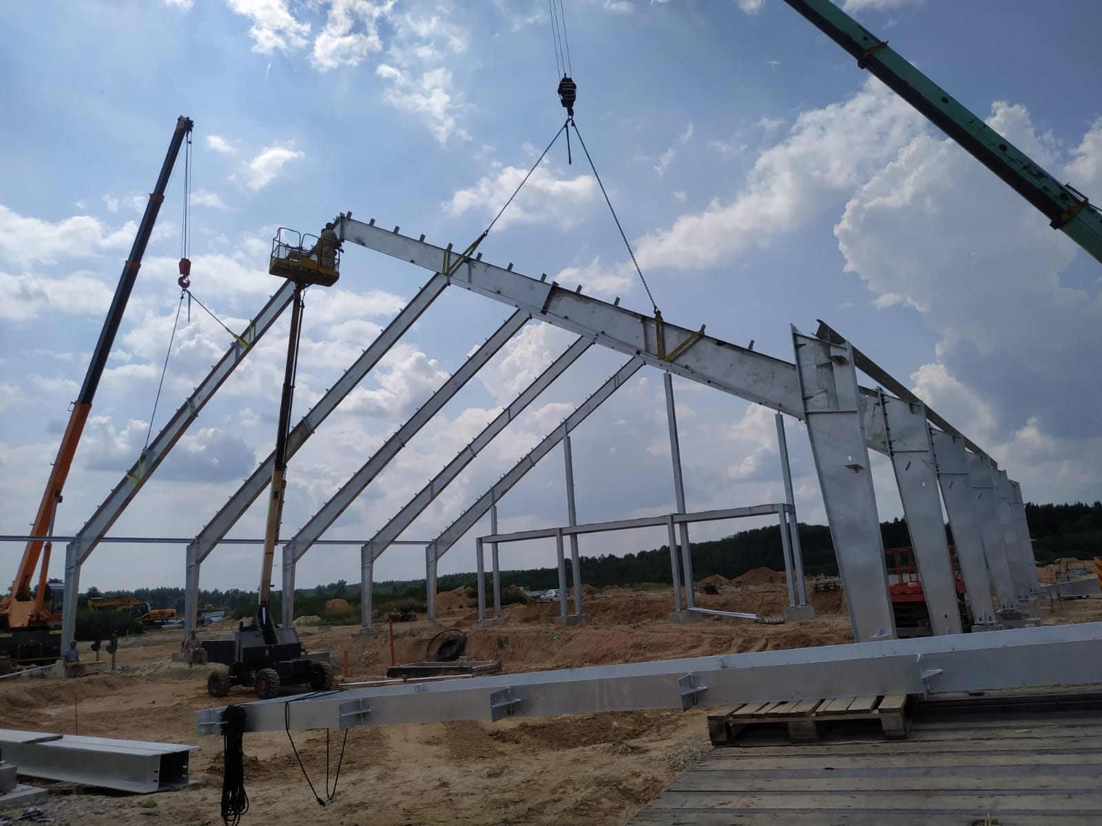 China Prefabricated Steel Structure Building, Steel Structure Warehouse Hangar Building, Steel Structure Storage Building