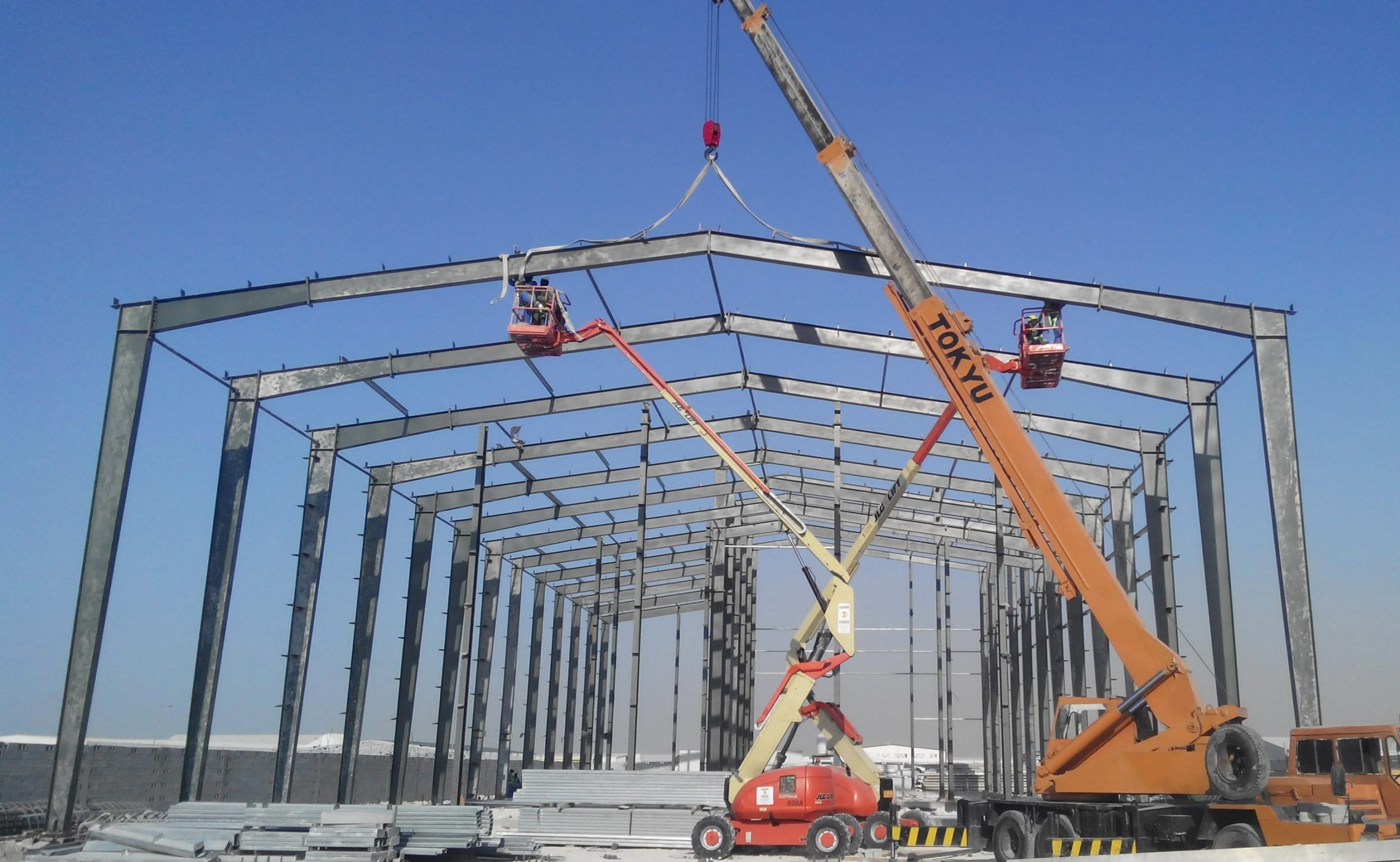 China Prefabricated Steel Structure Building, Steel Structure Warehouse Hangar Building, Steel Structure Storage Building