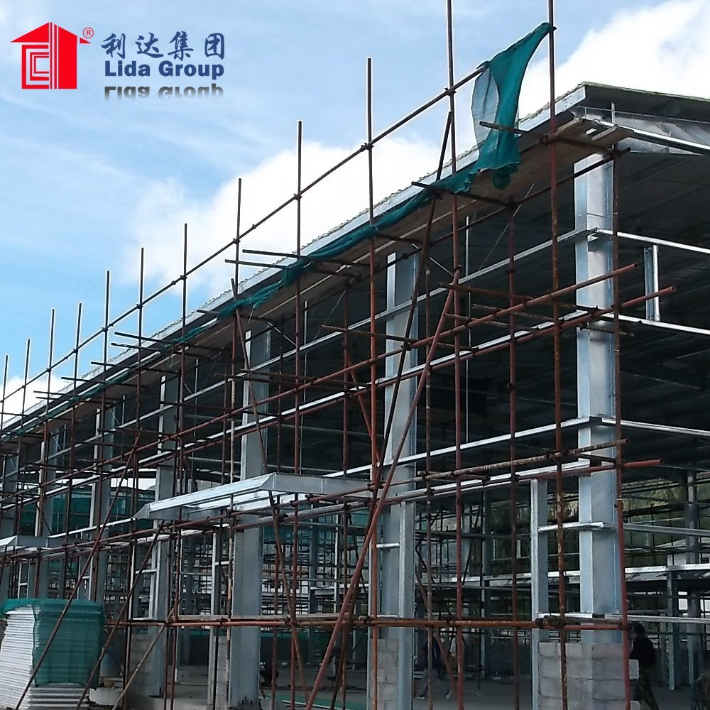 Factory Price High Rise Prefabricated Steel Structure Construction for Hotel