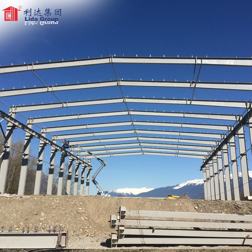 Lida Group Factory Supply Modernized Steel Structure Farm House Low Cost Large Span Steel Building