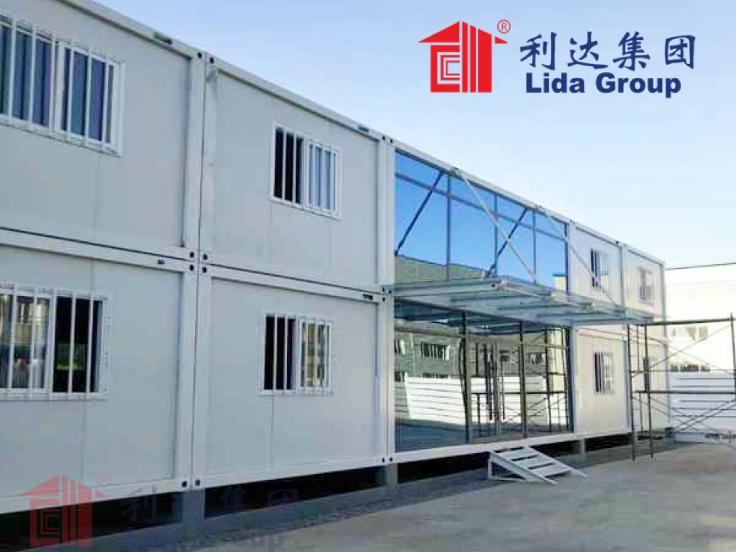 Lida Group envisions scalable business model to install complete self-sufficient labor camps annually serving thousands through refined container house prefabrication.