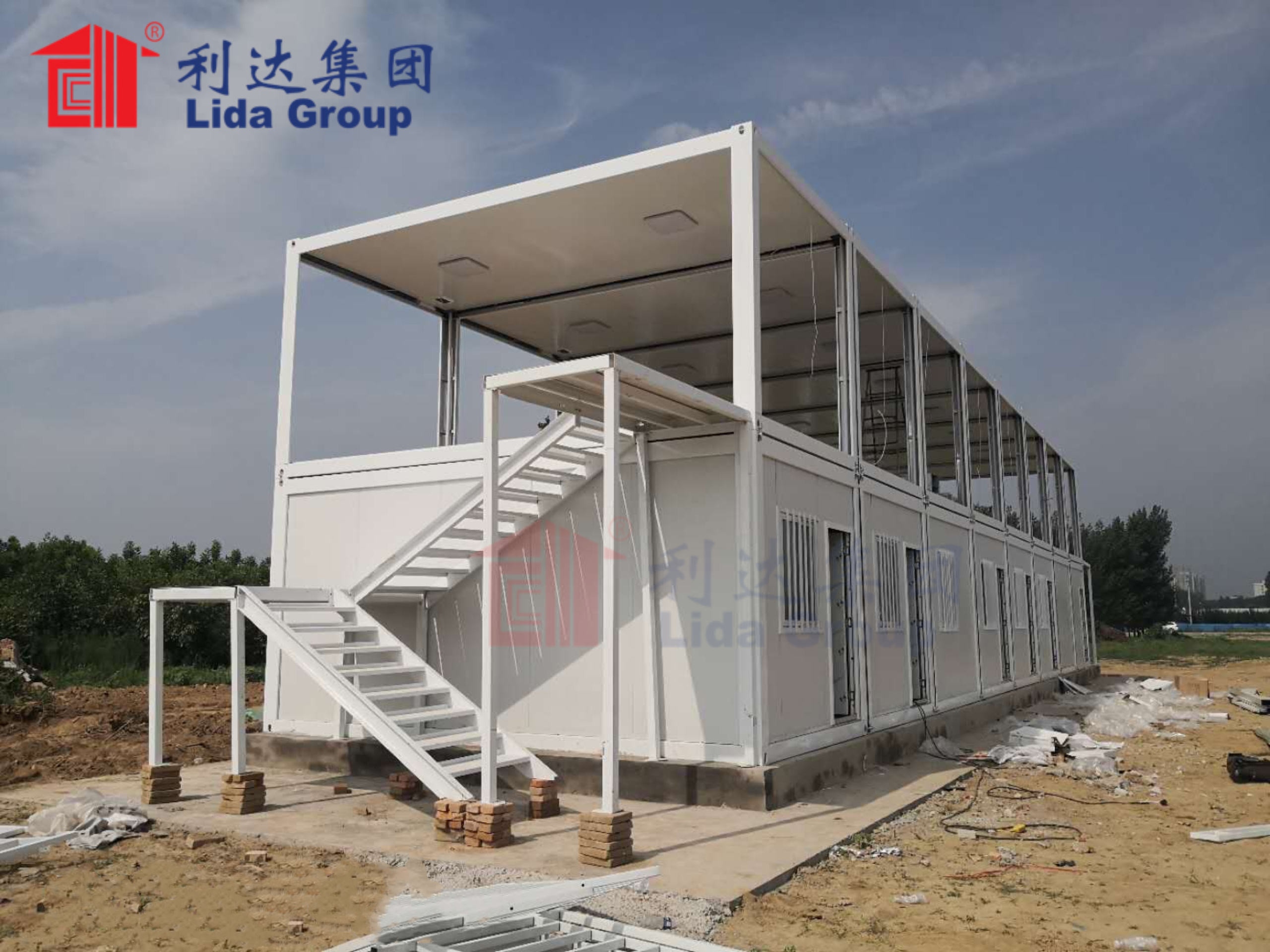Chinese construction firm Lida Group expands into global markets with container apartment and prefab housing division, sees growing demand for modular and mobile living spaces.