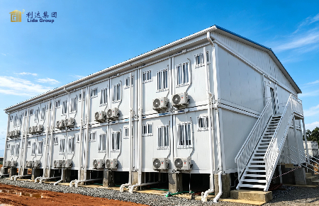 Steel Camp Project of Africa: Deployment of Scalable Modular Infrastructure