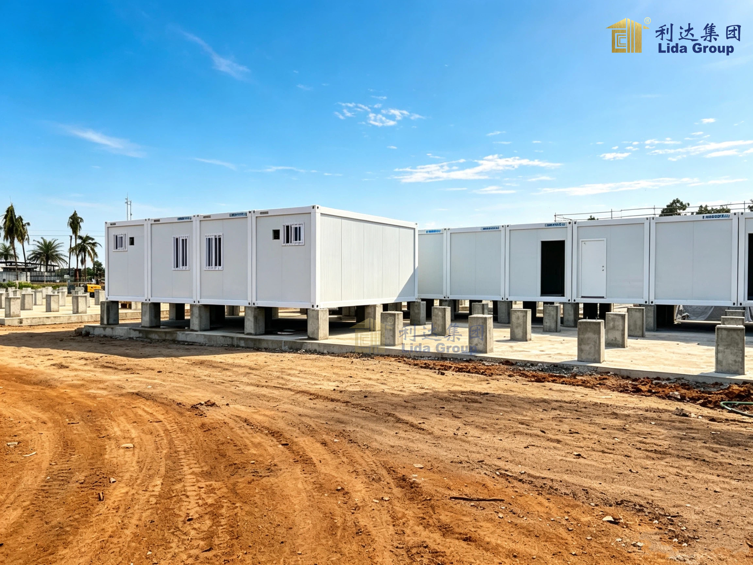 Containerized Mining Camp Accommodation by Lida Group: Integrated Dormitories, Offices and Sanitary Facilities