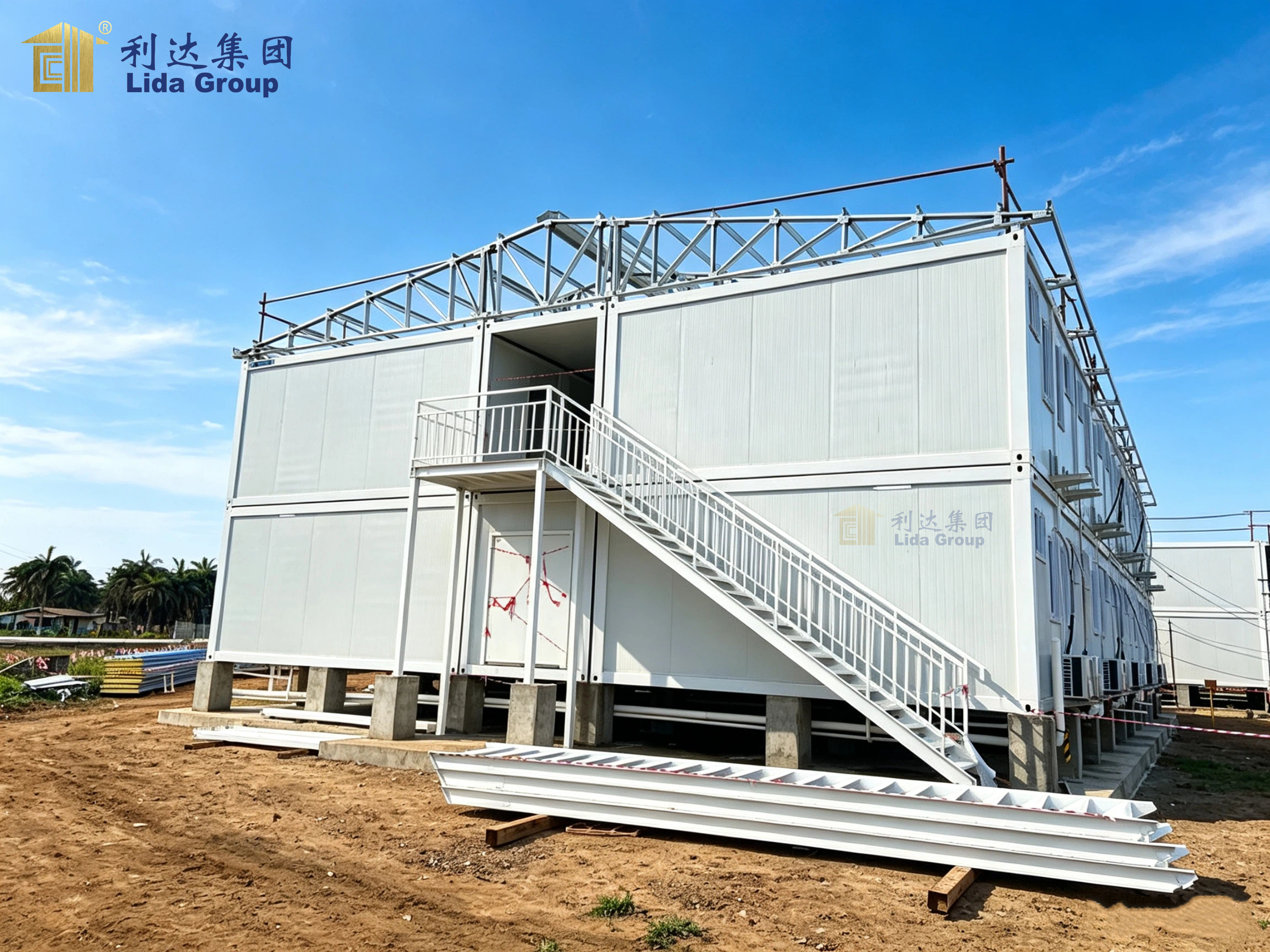 Lida Group develops standardized modular container house system for rapid deployment of transitional housing communities in disaster impacted regions.