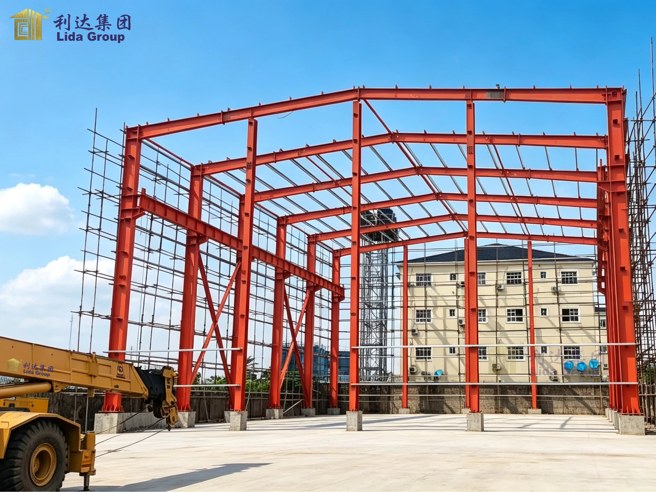 Steel Structure Factory Workshop and Warehouse by Lida Group: Integrated Industrial Building Solutions