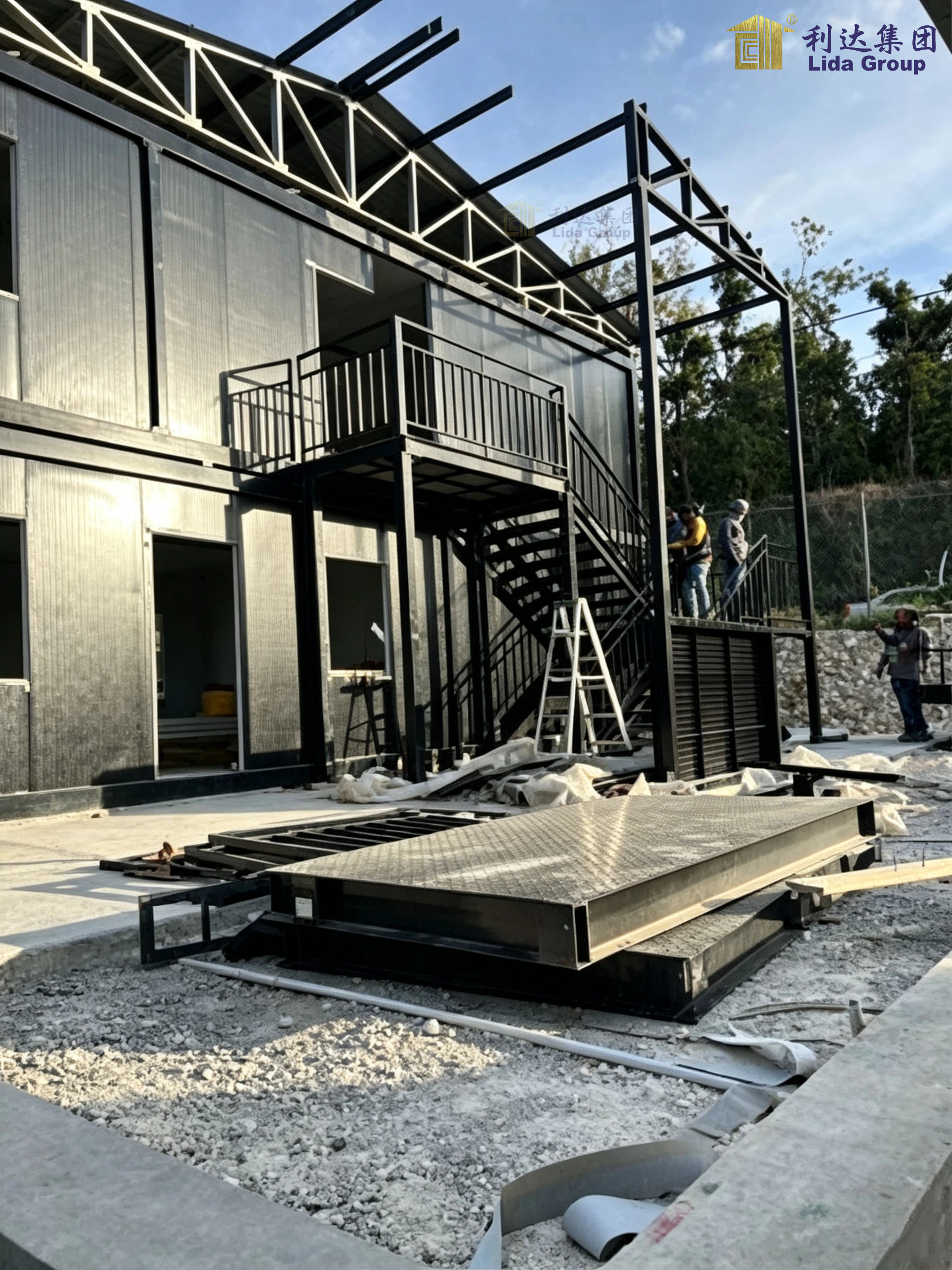 Integrated Container Accommodation Project for Complete Site Facilities