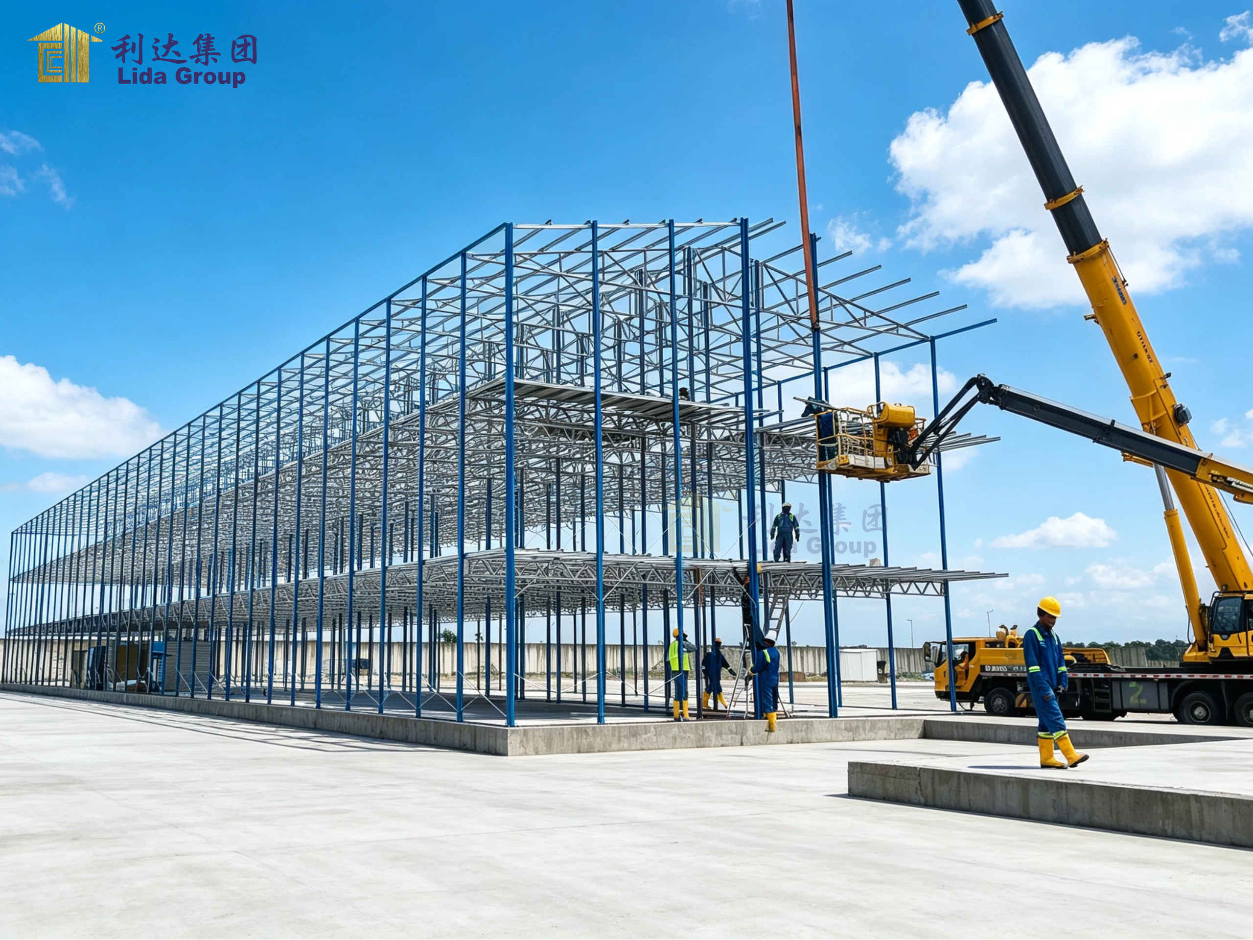 Prefabricated Steel Components Speed up Construction of New Community Hospital, Allowing Medical Services to Start Months Earlier Than Traditional Methods