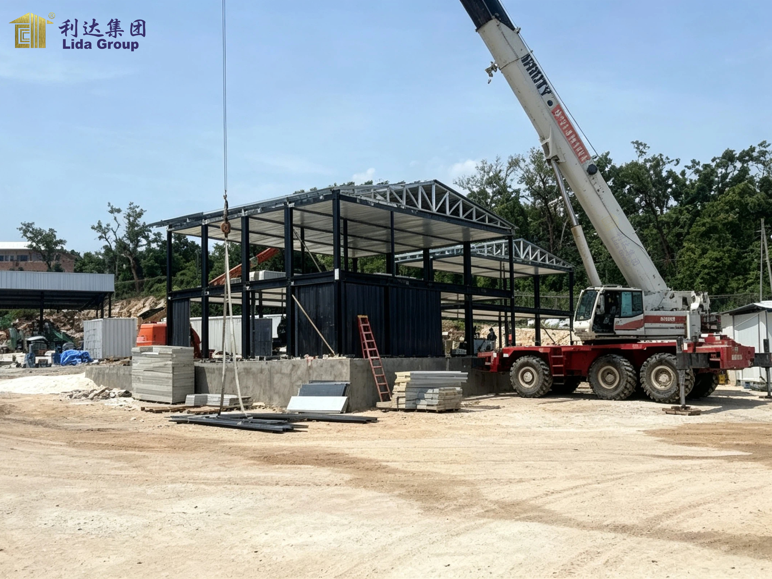 Integrated Container Accommodation Project for Complete Site Facilities