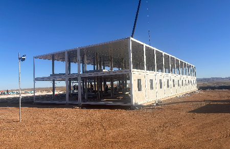 150-Unit Prefabricated Container Housing Project Begins Construction in Mongolia